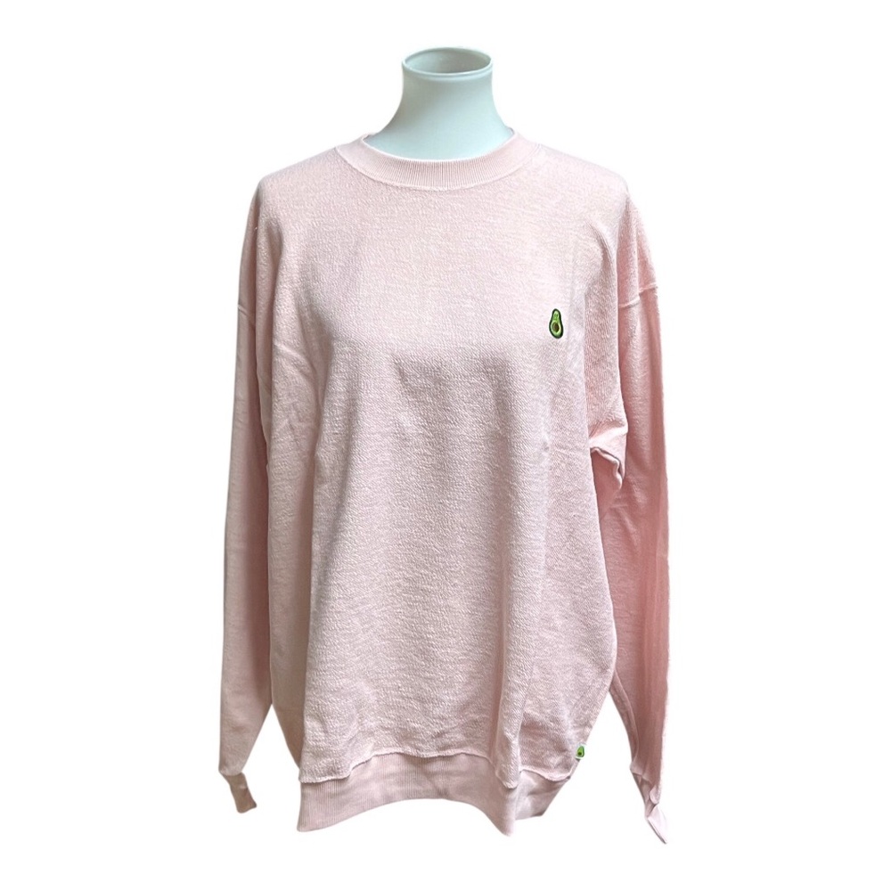 NWOT! 2 for 1 ! INFRATHIN Oversized Sweatshirts Pink and Blue w/Avocado 🥑 Logo